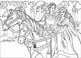 Ausmalbilder Pferde Coloring Pages Horse Barbie Princess Choose Board sketch template