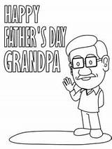 Grandpa Fathers Granddad sketch template