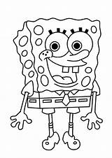 Spongebob Pages Coloring Choosing Children sketch template