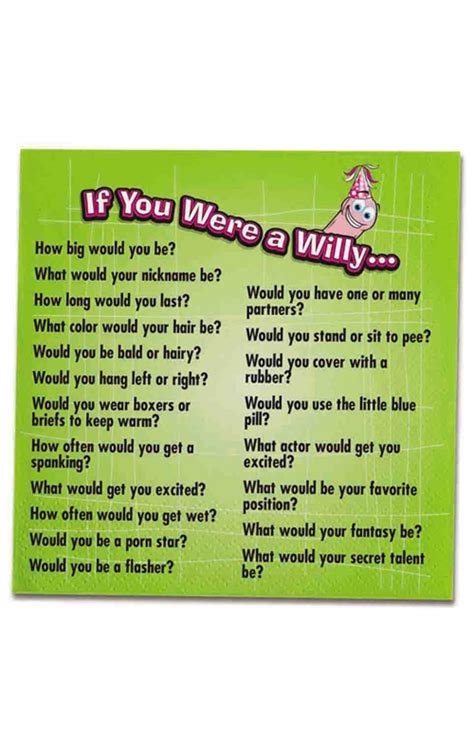 wild willys party napkins 10 count