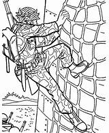 Coloring Pages Climbing Wall Military Drill Rock Printable Color Print Handler Working Dog Getcolorings Colorluna sketch template