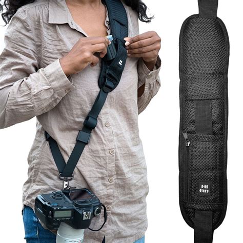 hiiguy camera strap  canon nikon extra long neck strap wquick