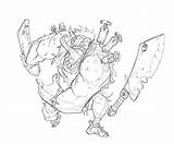Legends League Coloring Pages Corki Character sketch template