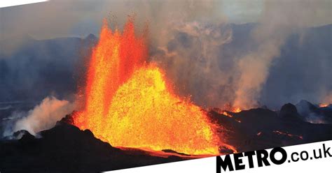 drones throw high tech dragon eggs  volcano  measure activity metro news