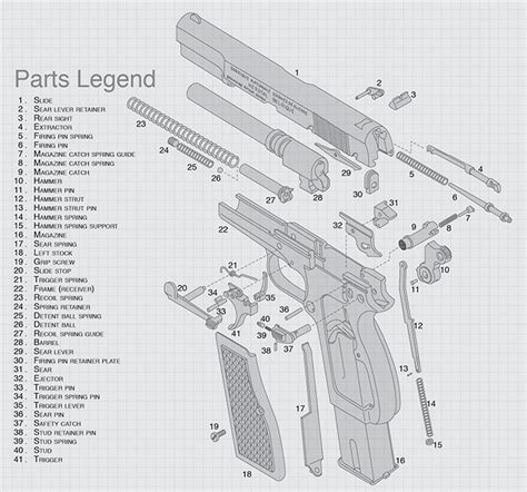 browning  power armorers gun cleaning bench mat exploded view schematic parts gun smithing