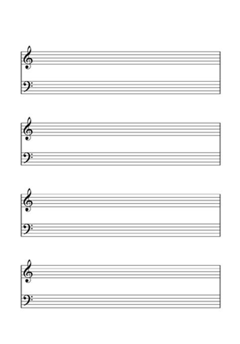 piano sheet  blank