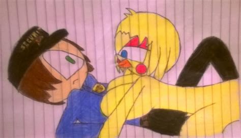 Fnia The Night Guard And Toy Chica By T Shiftz On Deviantart
