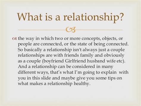 Healthy Relationships By Daniel Martell