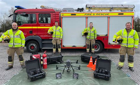 avon fire rescue service invests   drone tech  assist  incidents bath echo