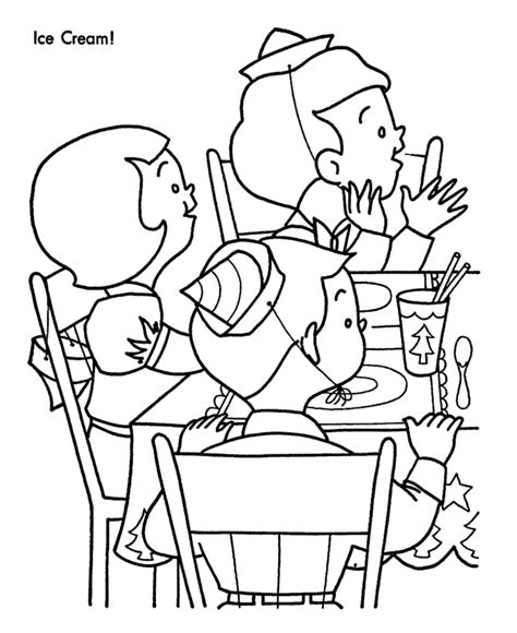 birthday party coloring pages coloring home
