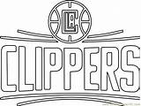 Clippers Coloring Angeles Los Pages Nba Coloringpages101 sketch template