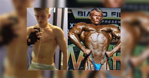 after only one year of training teen bodybuilder brad