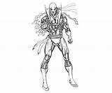 Coloring Fist Iron Pages Hero Super Squad sketch template