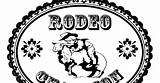 Coloring Bustin Mutton Pages Rodeo sketch template