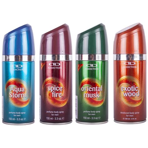 men s deodorant body spray 150ml addiction uk yorkshire trading company