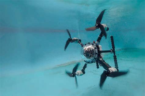 chinese engineers develop transmedium drone   fly   air  swim underwater