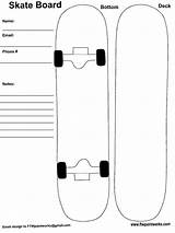 Skateboard Decks sketch template