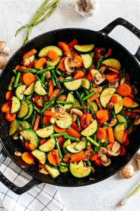 simple sautéed vegetables eat yourself skinny