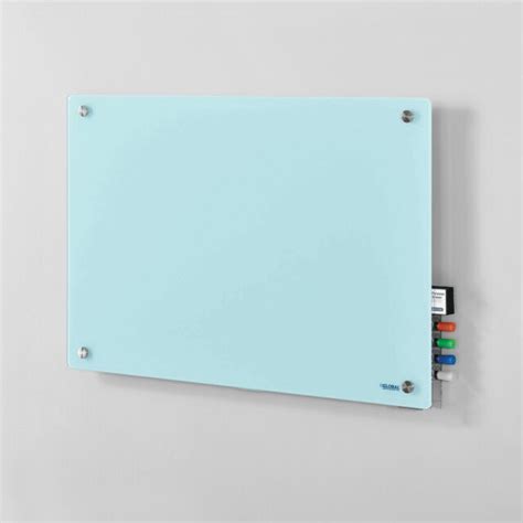 36 W X 24 H Magnetic Glass Dry Erase Board Seafoam Ebay