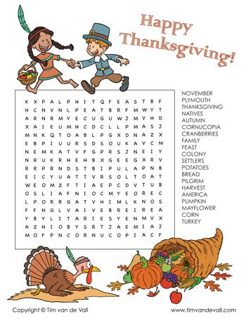 thanksgiving word search printable thanksgiving activity