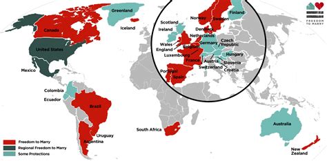 this chart shows where same sex marriage is legal around the world takepart