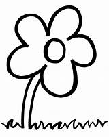 Coloring Pages Preschool Flower sketch template