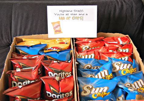 youre     bag  chips staff appreciation morale booster
