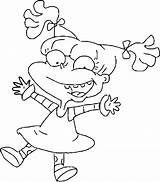 Rugrats Coloring Pans sketch template