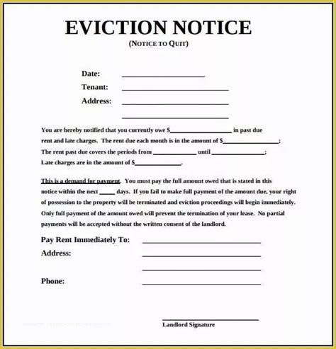 louisiana eviction notice template     day eviction
