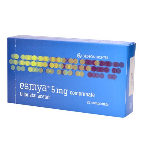 esmya 5 mg x 28 compr catena preturi mici