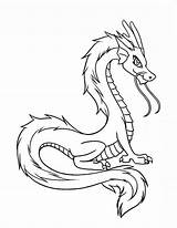 Dragon Chinese Drawing Dragons Easy Coloring Pages Cartoon Sketch Drawings Realistic Draw Simple Step Goku Charming Colouring Kids Ancient Sketches sketch template
