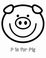 Pig Coloring Printable Pages Face Head Print Template Color Sweeps4bloggers Kids Colouring Preschool Animal Pigs Mamalikesthis Getcolorings Printables Farm Crafts sketch template
