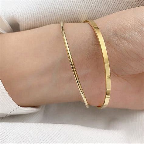 details  small gold bangle bracelet latest induhocakina