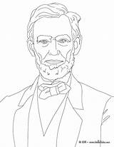 Lincoln Coloring Abraham Pages President Color Printable Print Hellokids Getcolorings Popular sketch template