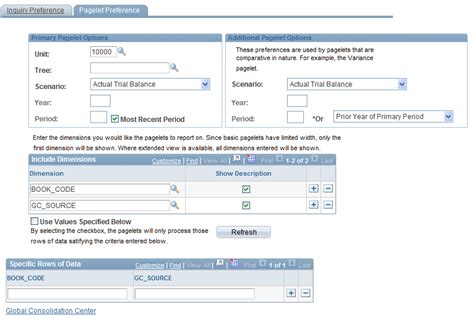 defining user preferences