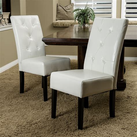 Bonded Leather Dining Chairs Chair Pads And Cushions