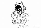 Pages Batgirl Coloring Hero Super Printable Kids sketch template