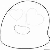 Emoji Coloring Hearts Pages Google Printable sketch template