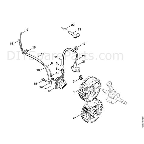 stihl  chainsaw  parts diagram ignition