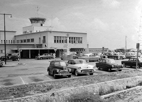 airport  curacao aruba vintage