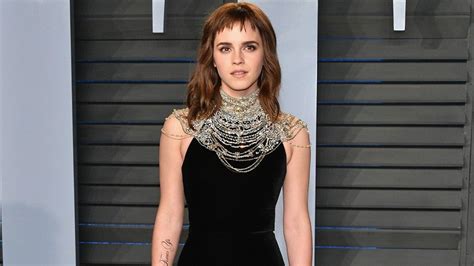 Emma Watson Rocks ‘times Up’ Tattoo On Her Arm At Vanity