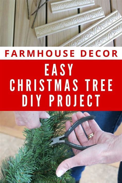 Diy Farmhouse Christmas Decor Tree Idea Diy Christmas Tree Farmhouse