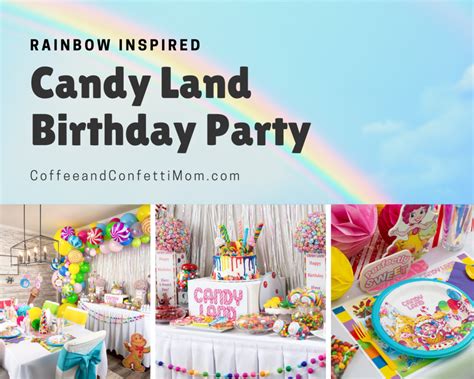 candy land birthday party  candy bar