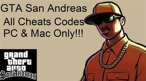 Gta San Andreas All Cheats [1080p 60fps Hd] Pc And Mac Only Youtube
