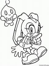 Sonic Coloring Pages Cream Rabbit Para Dibujos Coloring4free Printable Colorear Pintar Imprimir Colouring Color Dibujar Drawing Niños Con Cartoon Rose sketch template