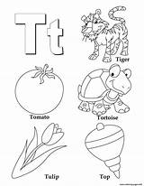 Coloring Alphabet Words Da4f Pages Printable Color Book sketch template