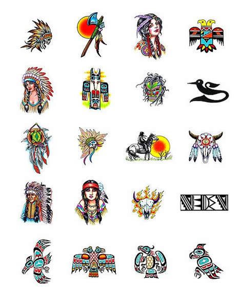 native american symbols tattoo designs