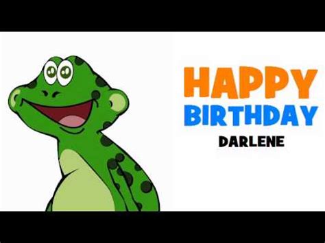 happy birthday darlene youtube