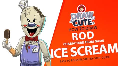draw rod ice scream easy step  step drawing tutorial