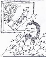 Birds Beards Purchasing Coloring Thank Book Turkey Went Got Then He sketch template